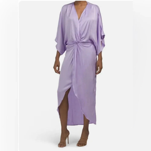 NEW YOUNG FABULOUS & BROKE Siren Maxi Lavender Dress - Picture 1 of 11